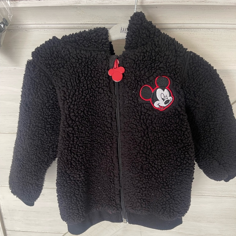 Fleece Mickey jacket with Mickey ears hood